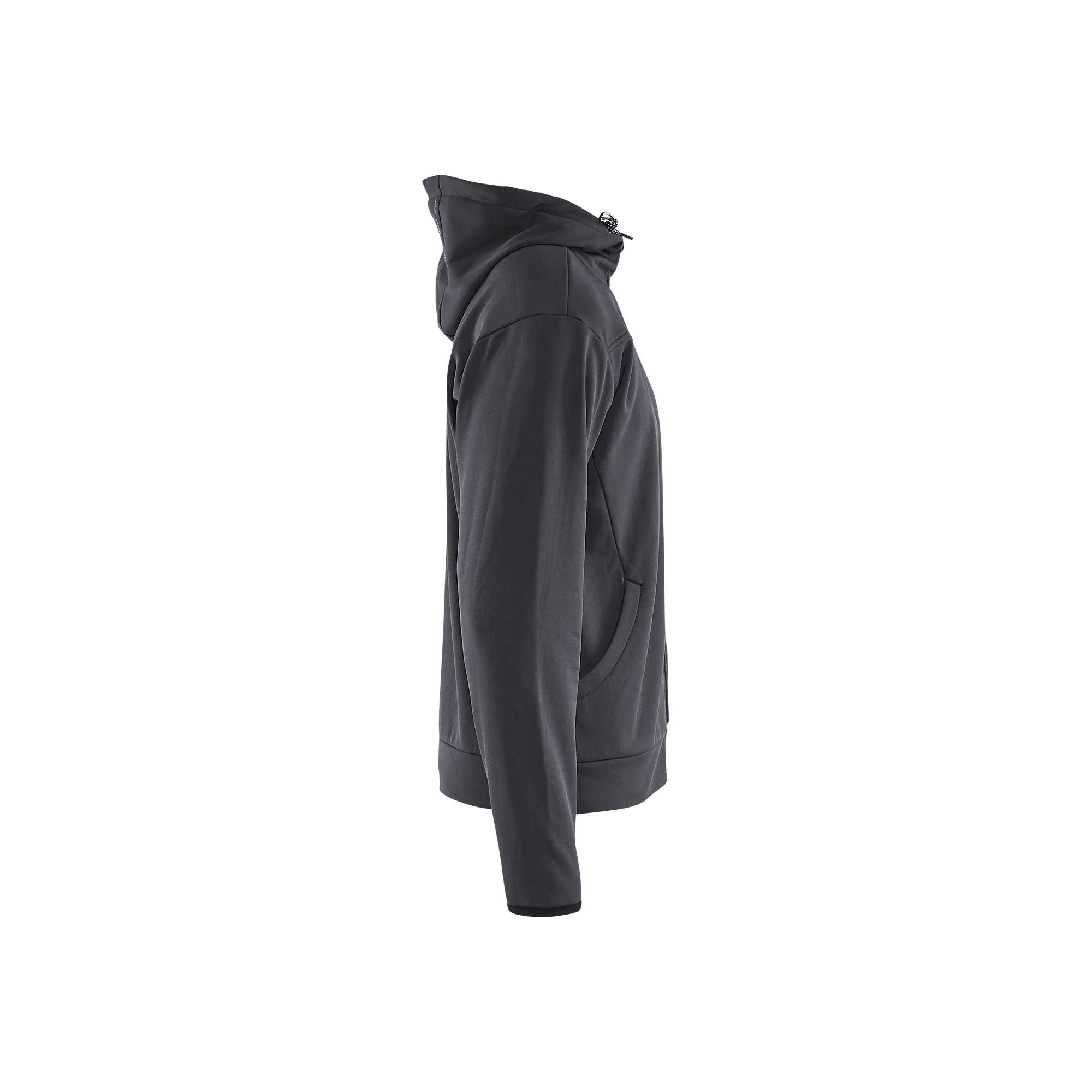 BLAKLADER 33632526 Hoodie With Full Zip Hoodie Work Sweatshirt MEN - Pique Fleece